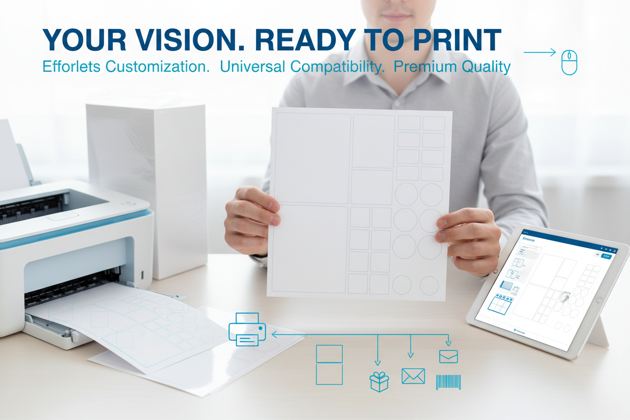 A4 Avery Compatible Labels – inkjet and laser compatible address labels