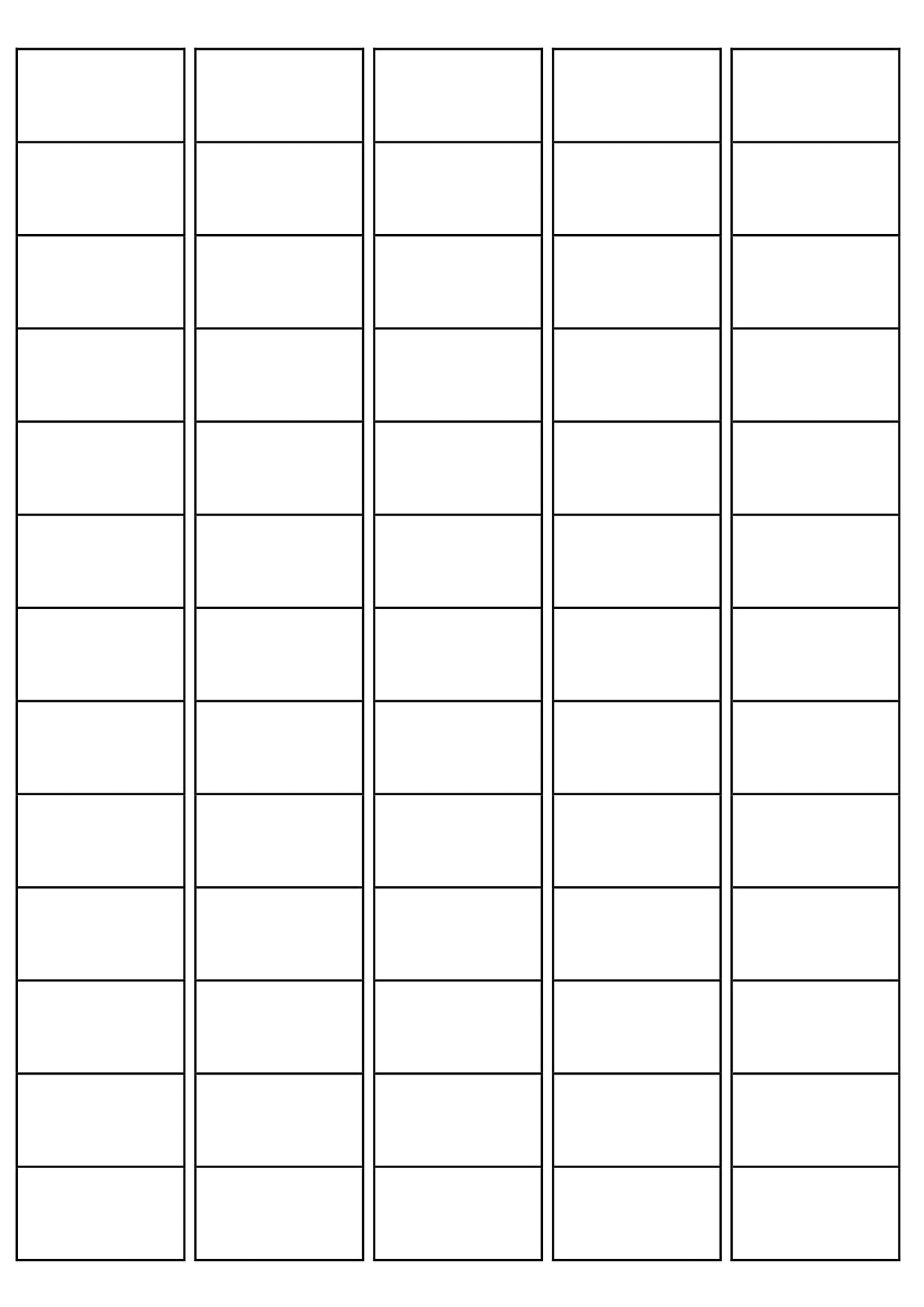 A4 Sheet Address Labels WHITE – 65 Labels per sheet – 38.1mm x 21.2mm