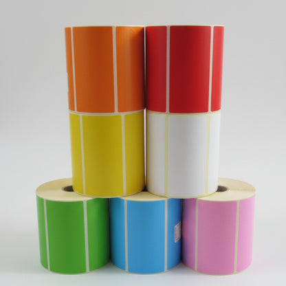 Colour coding labels 102 x 52mm (4x2) on roll – close up