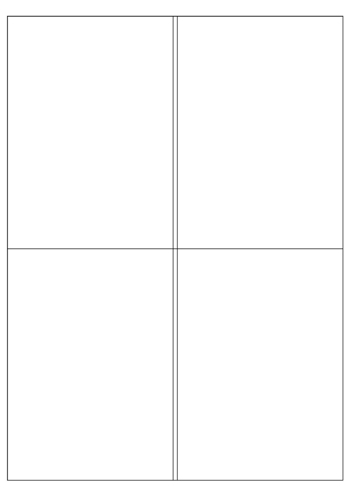 4 Address Labels each 99.1 x 139mm on A4 sheet suitable laser, inkjet, copiers